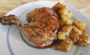 Pollo con Patate al Forno